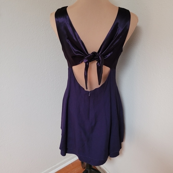 C.D.C. Petites Purple Dress - Picture 4 of 4